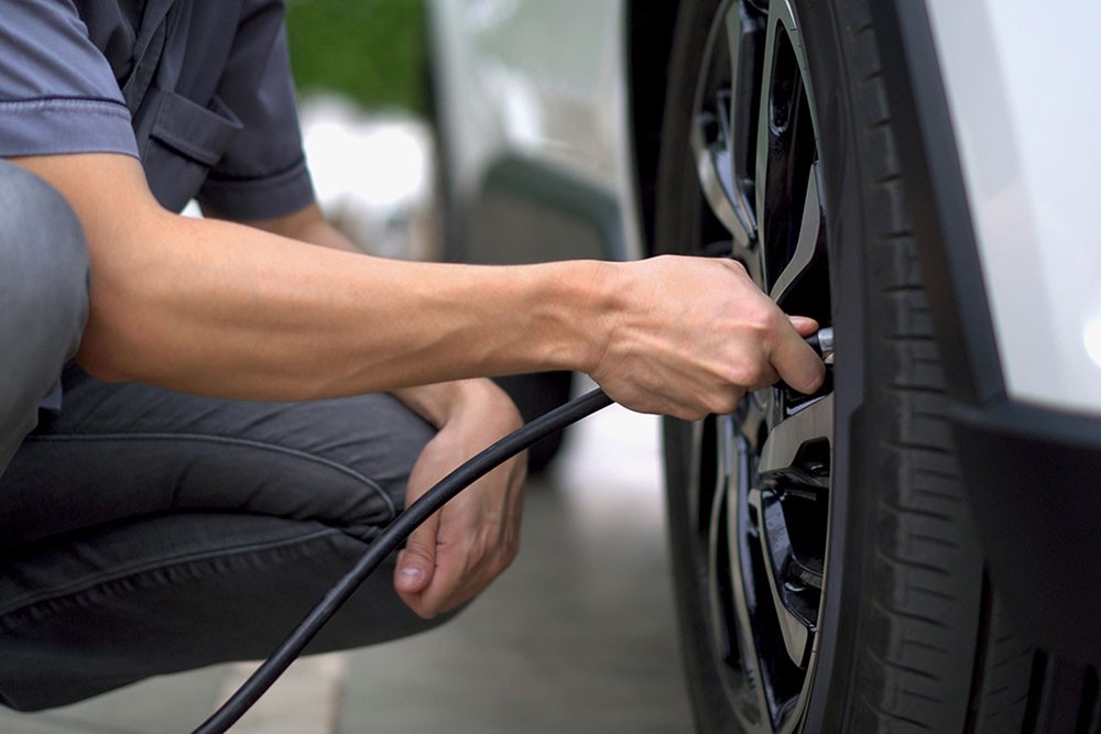 check tire pressure